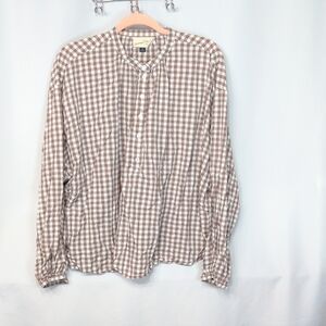 Universal Thread Brown Checkered Men's Shirt